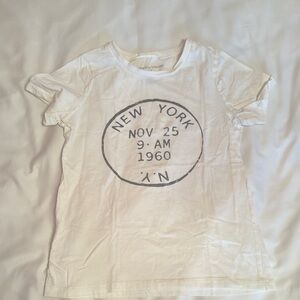 White New York Graphic Kids T-Shirt